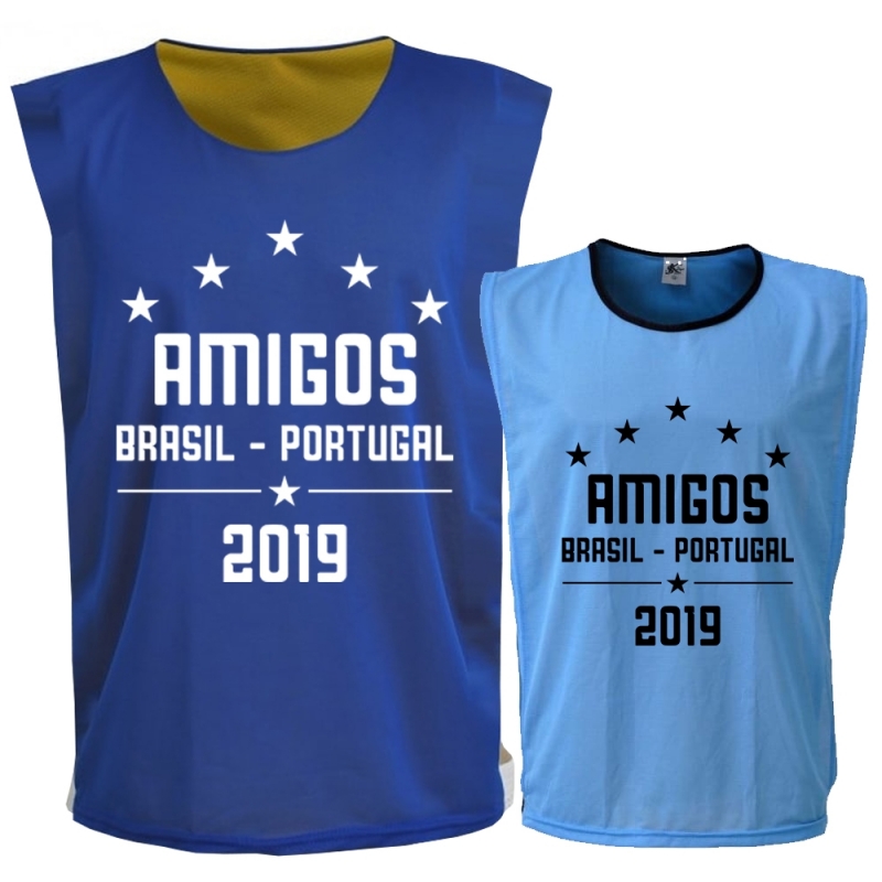 Colete de Futebol Personalizado Taubaté - Colete de Futebol Dupla Face