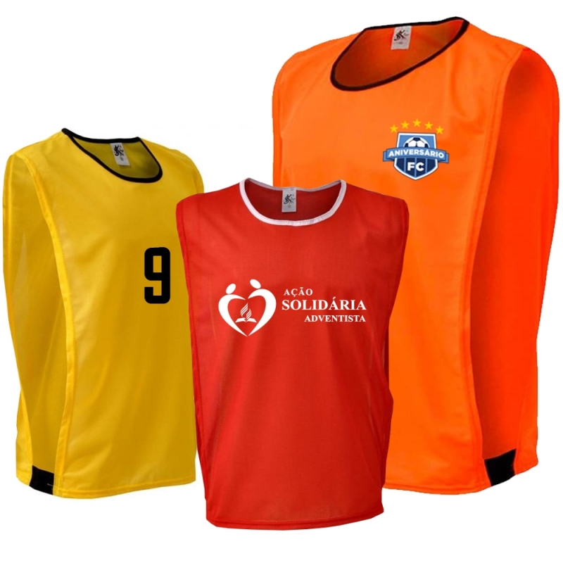 Coletes Personalizado para Futebol Pirapora do Bom Jesus - Colete Personalizado Futsal
